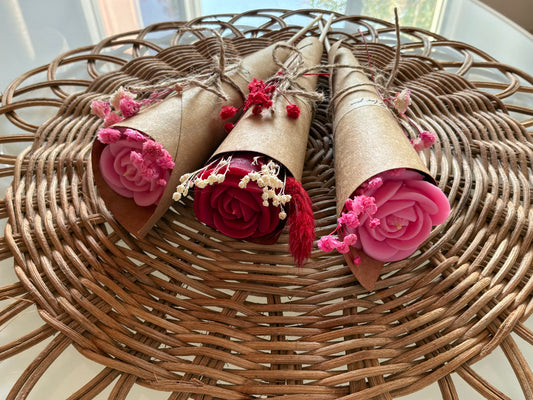 Fondant Bougie Rose Amore