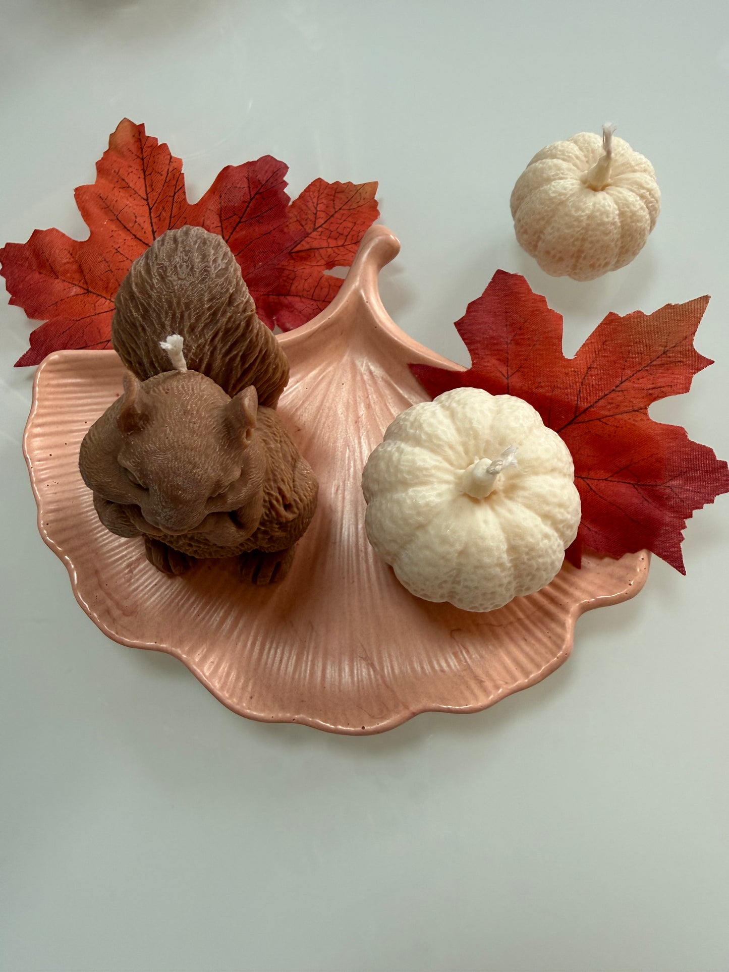 Plateau Jesmonite Feuille D’Automne