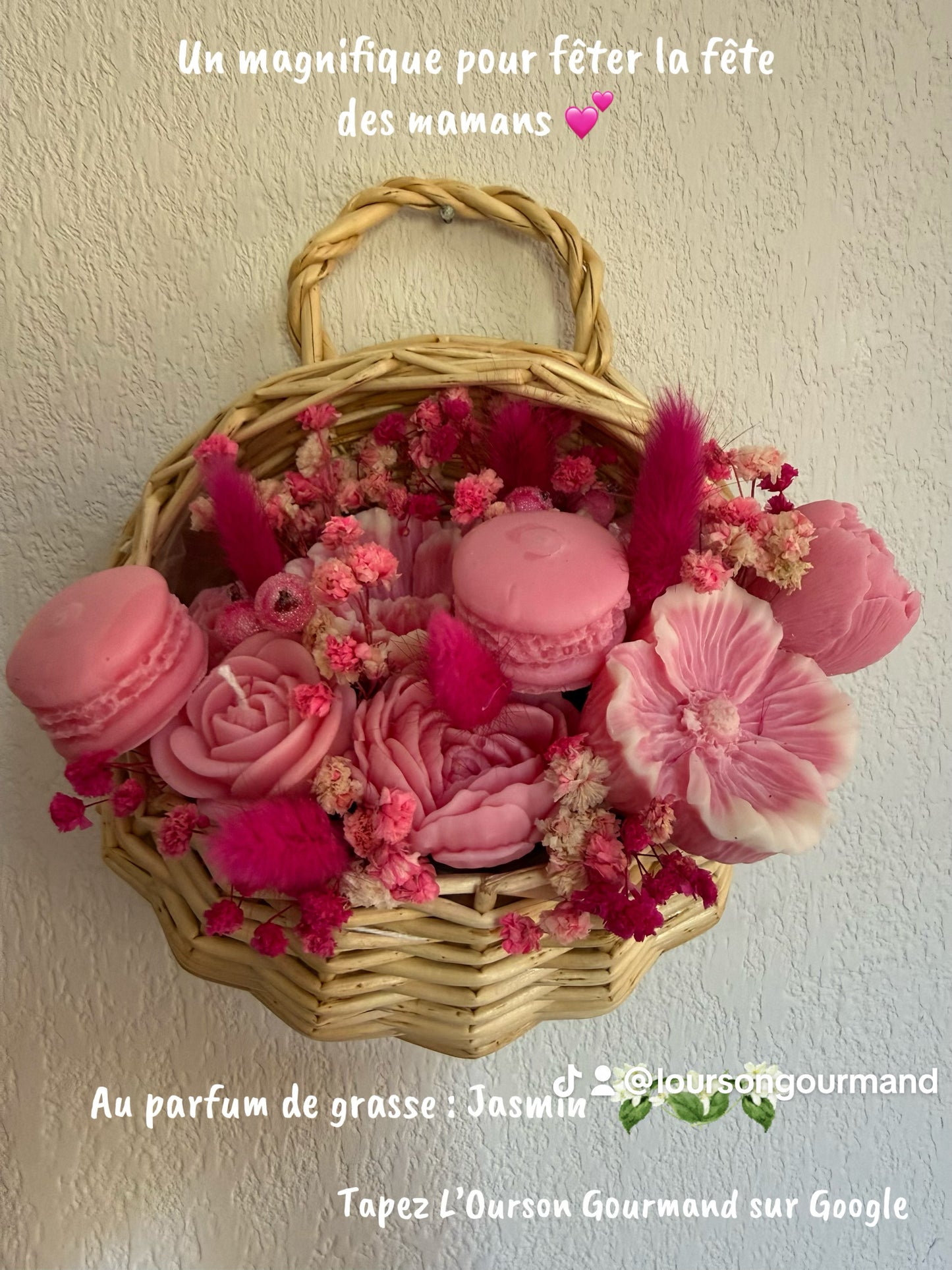 Bougie Panier Valentine
