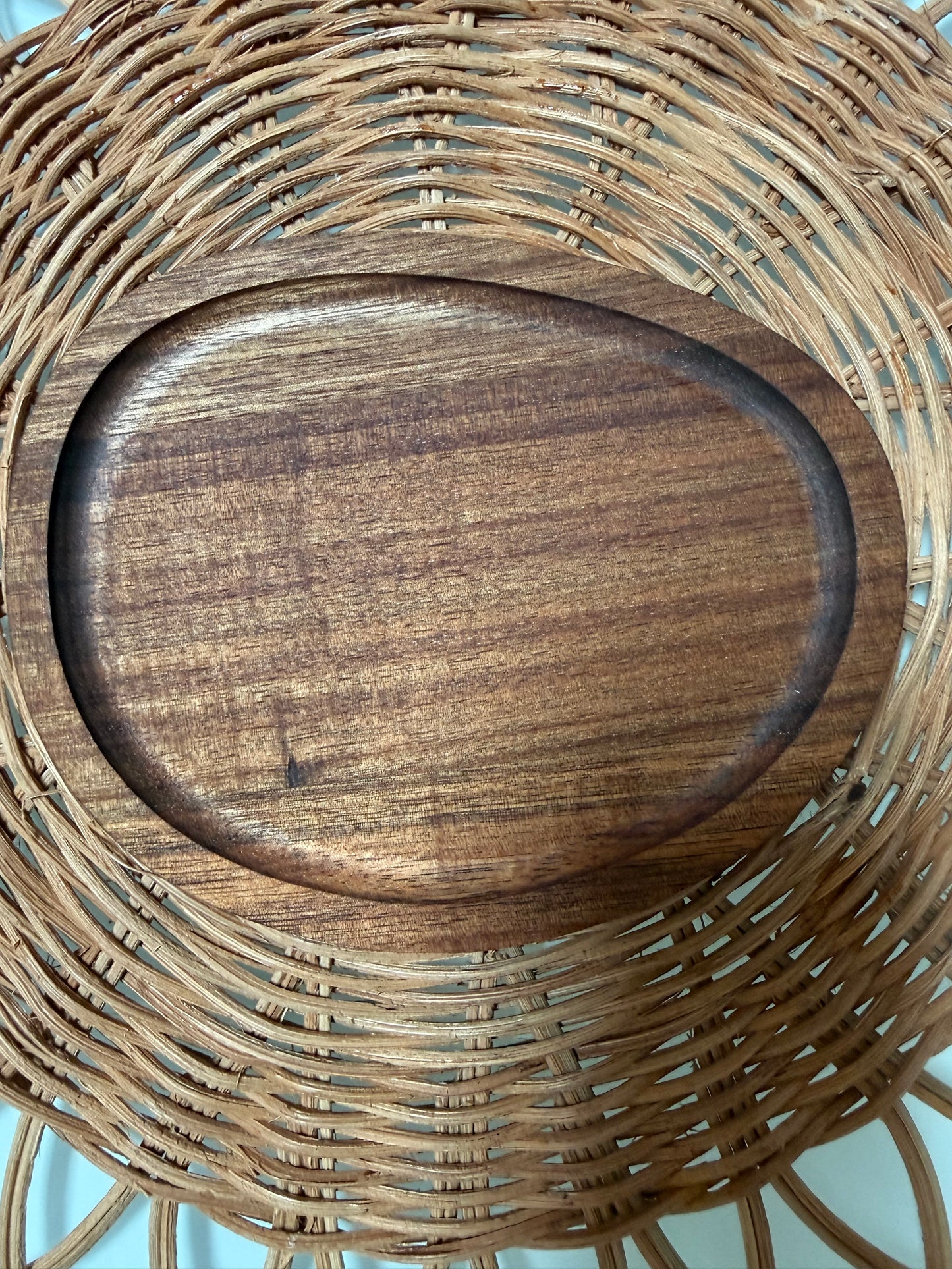Bougie ( Plateau bois foncé )