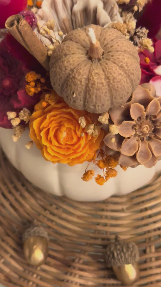 Bouquet Citrouille chaleureuse